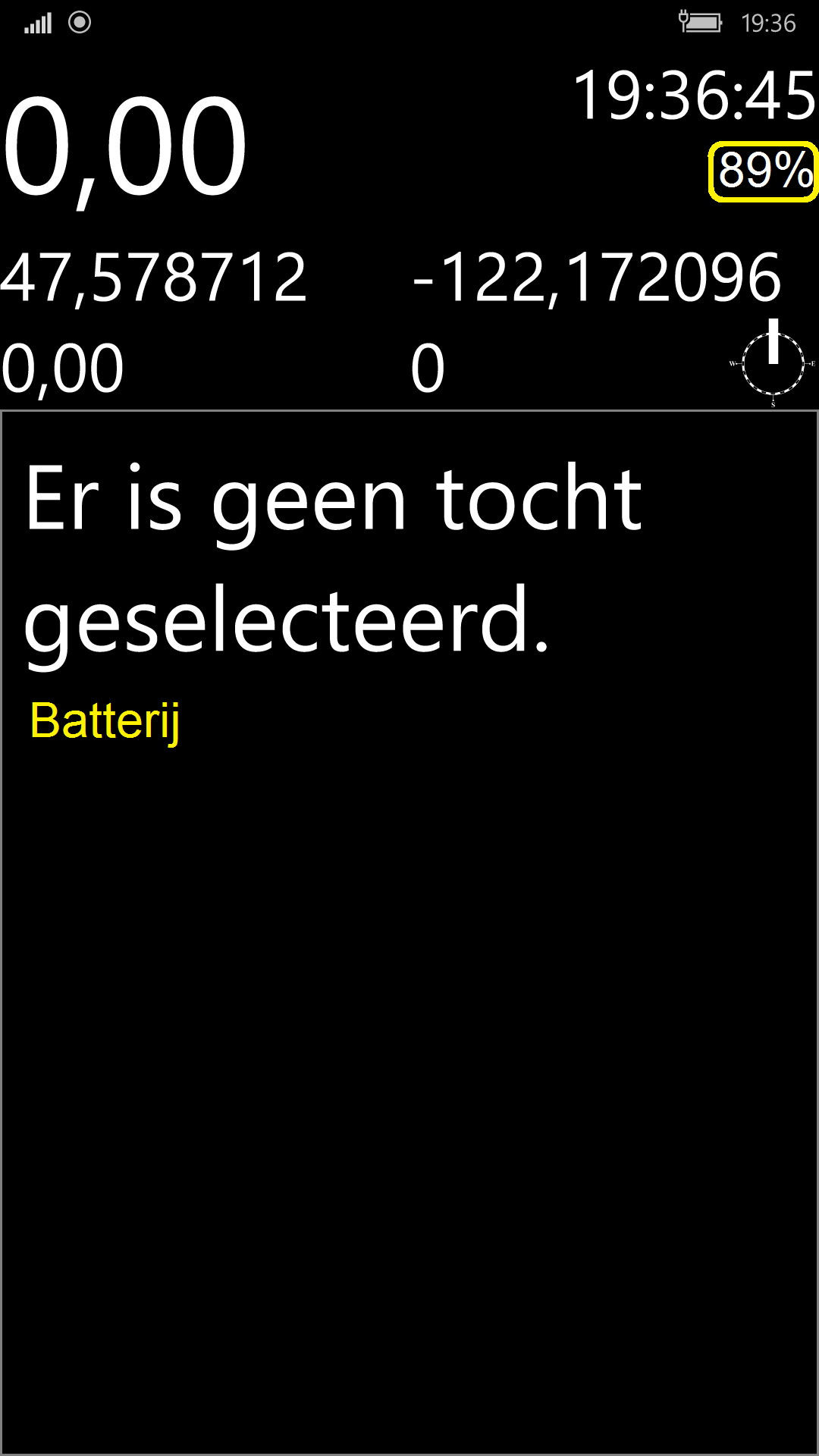 Batterijstatus